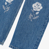 Джинсы Rose Garden с вышивкой